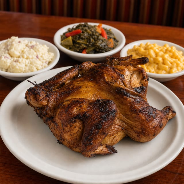 Whole Jerk Chicken & 4 Sides.