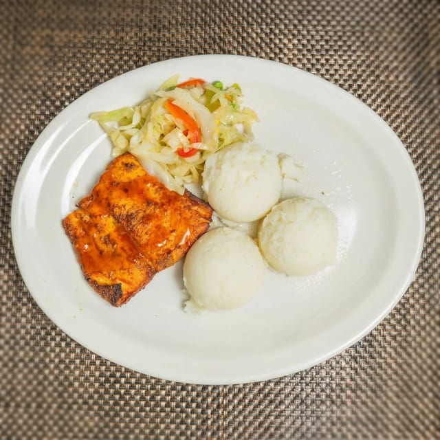 Salmon & 2 Sides.